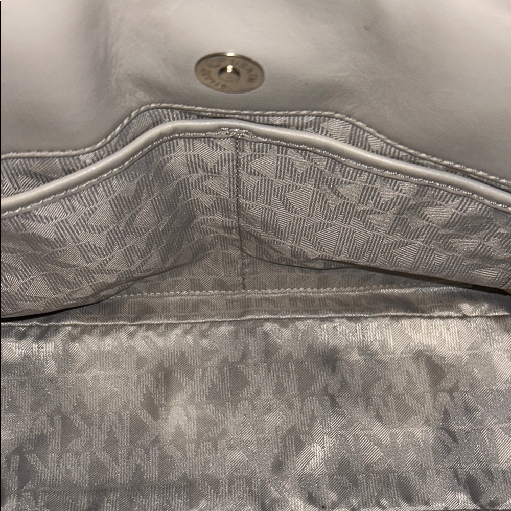 Michael Kors Gray Satchel with Silver Hardware - Picture 10 of 16